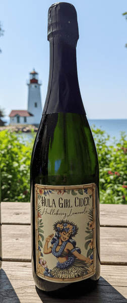 Hula Girl Huckleberry Lemonade | Harbor Ridge Winery | Cider