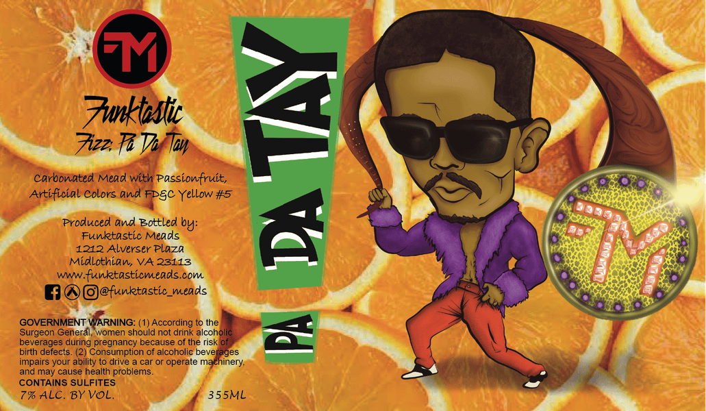Funktastic Fizz: Pa Da Tay - 4 x 355mL | Funktastic Meads | Mead