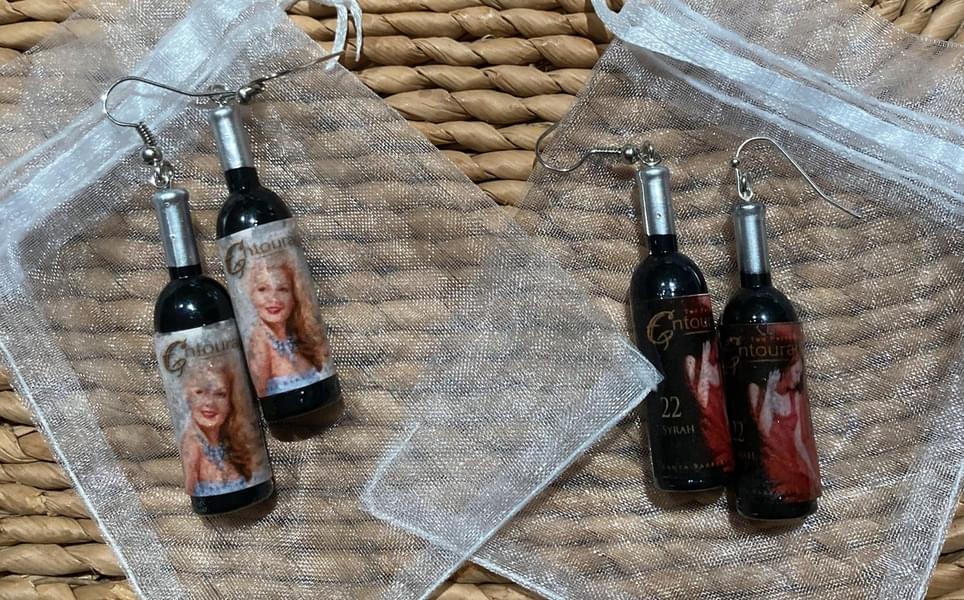 Wine bottle Earrings