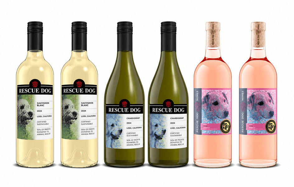 Rescue Dog™ 6-Bottle White Wine Holiday Sampler