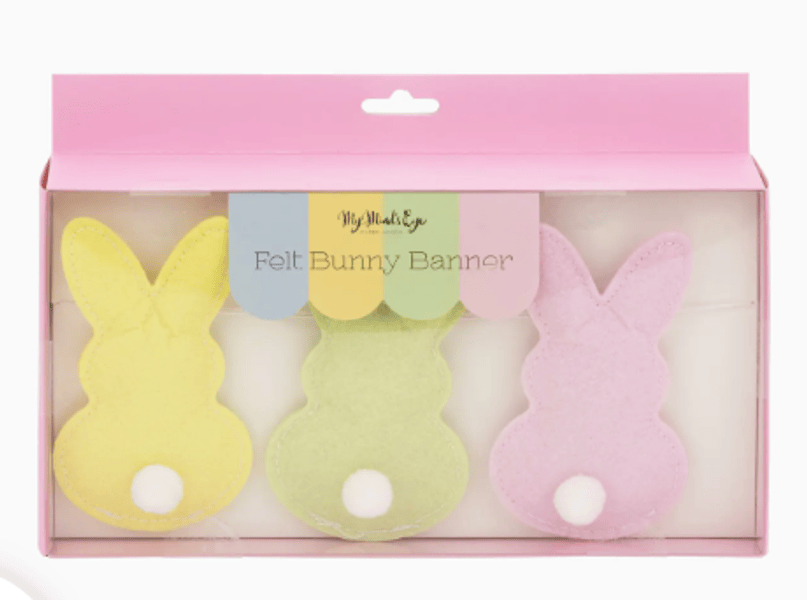 Felt Bunny Banner
