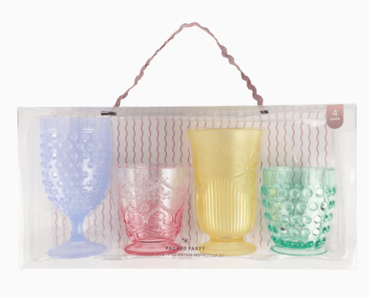 Pastel Plastic Cups