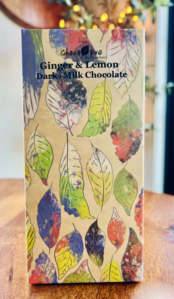 Lemon & Ginger Dark Chocolate Bar