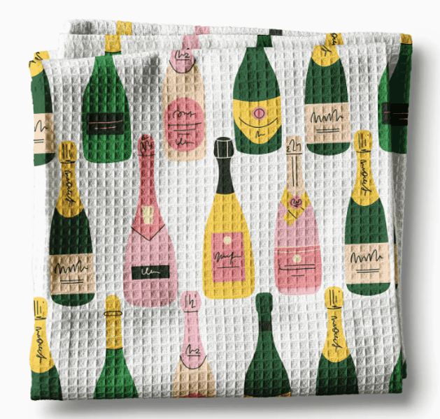 Bubbles Waffle Kitchen Towel