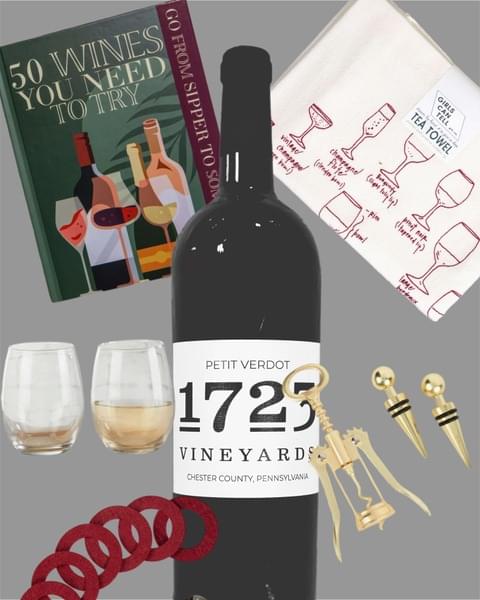 Red Wine Gift Basket