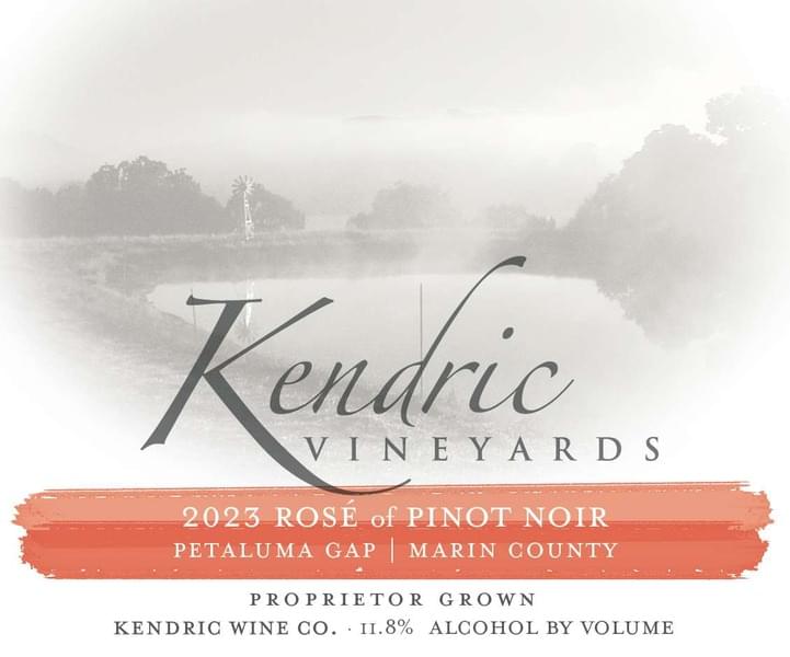 2023 Kendric Vineyards Rose of Pinot Noir