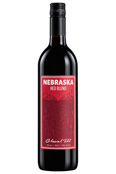 Glacial Till 2025 Nebraska Red Blend bottle