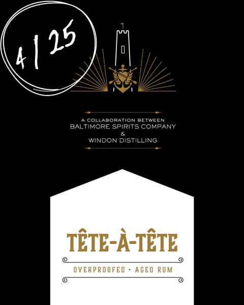 Tête-à-Tête Overproofed Aged Rum - Available April 25th!