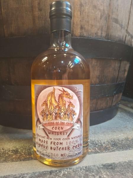 Dragons of the corn straight Corn Whiskey