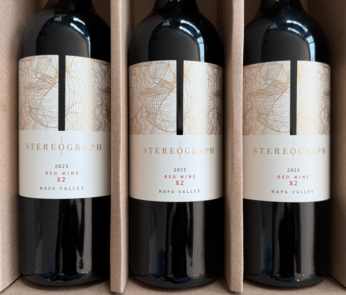 STEREOGRAPH 3 Pack 2023 X2 Red Wine, Napa Valley