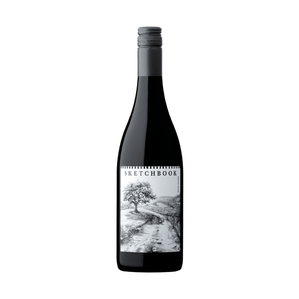 Bottle of 2024 Sketchbook Pinot Noir from Mendocino Wine Co.