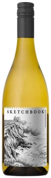 Bottle of 2024 Sketchbook Chardonnay from Mendocino Wine Co.